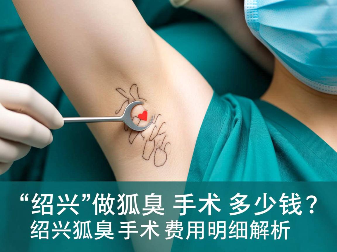 在绍兴做狐臭手术多少钱？绍兴狐臭手术费用明细解析