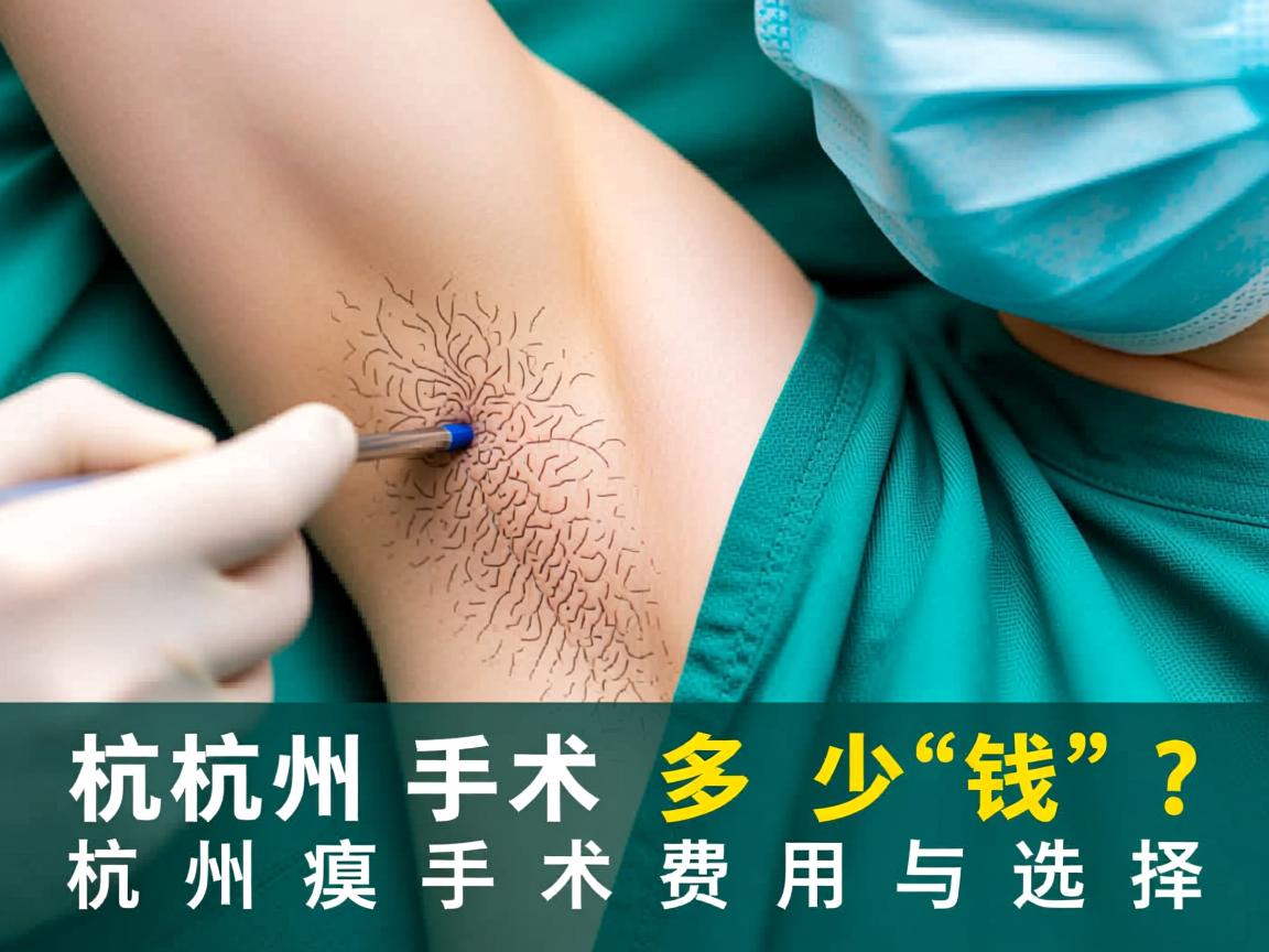 杭州腋臭手术多少钱？详解杭州腋臭手术费用与选择
