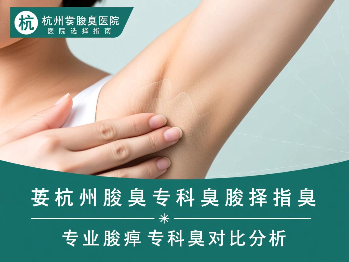 杭州腋臭专科医院选择指南，专业腋臭专科的对比分析