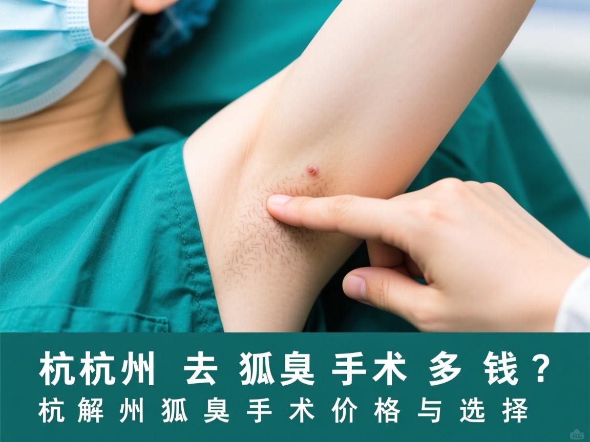 杭州去狐臭手术多钱?详解杭州狐臭手术价格与选择 杭州去狐臭手术多钱?详解杭州狐臭手术价格与选择