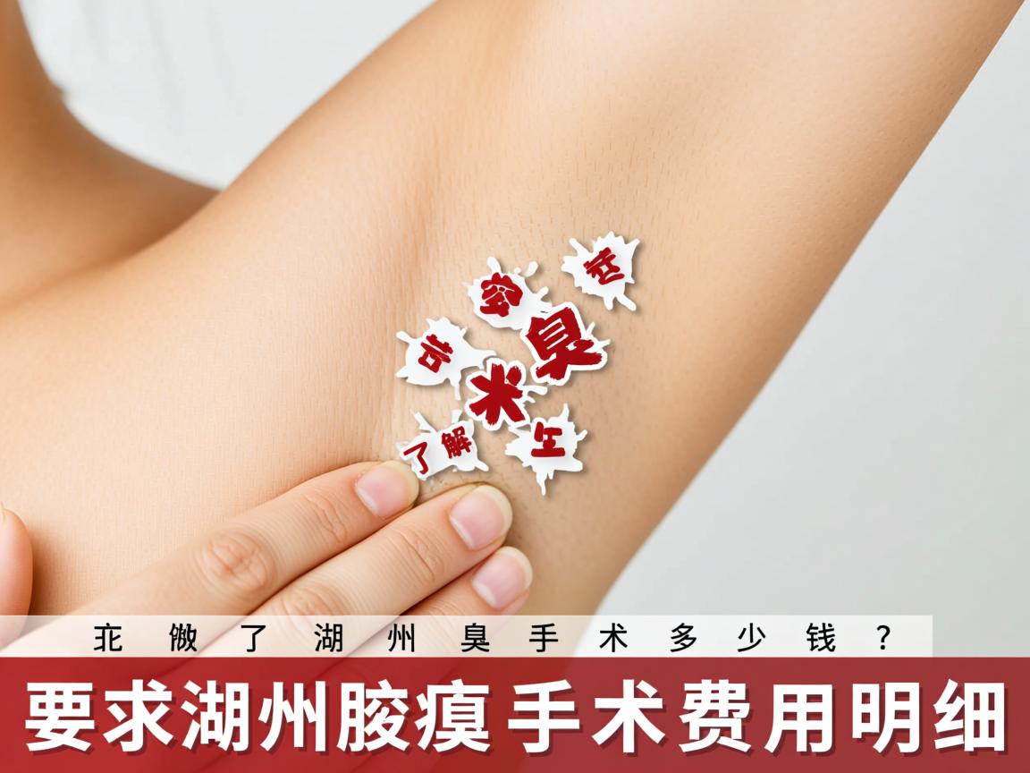 在湖州做腋臭手术多少钱？了解湖州腋臭手术费用明细