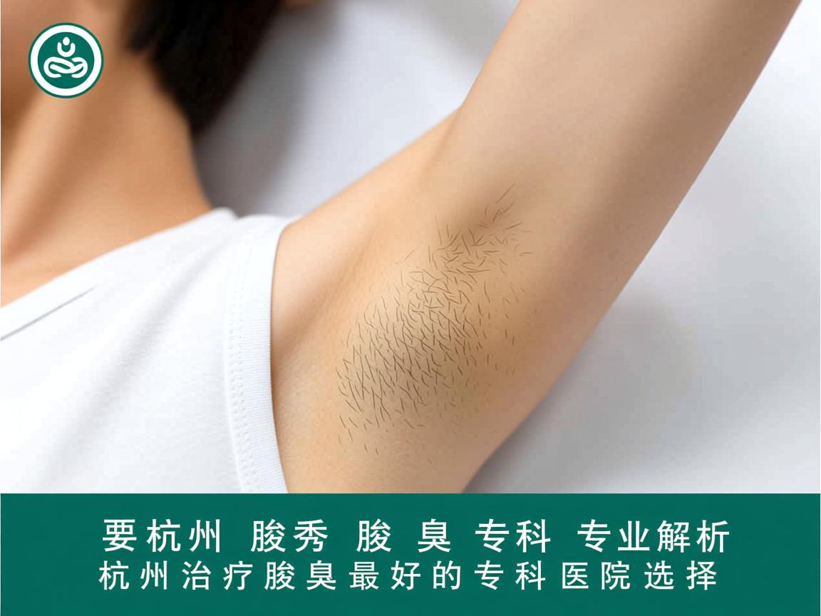杭州腋秀腋臭专科，专业解析杭州治疗腋臭最好的专科医院选择