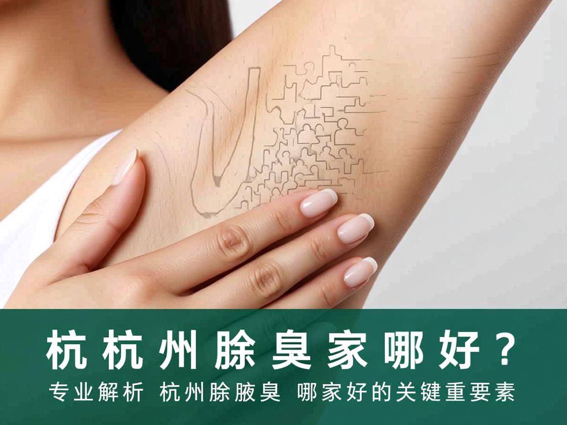 杭州除腋臭哪家好？专业解析杭州除腋臭哪家好的关键要素