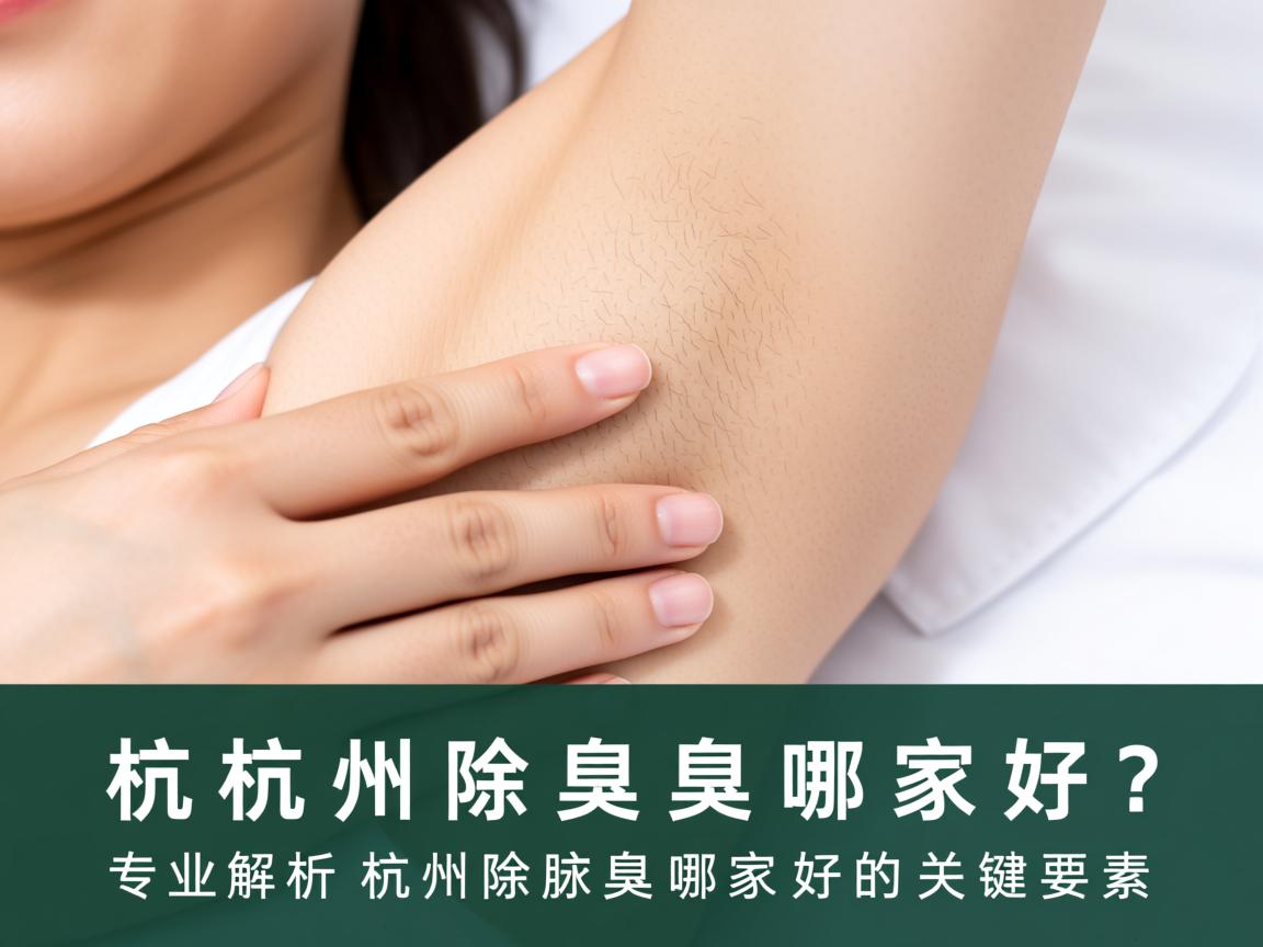 杭州除腋臭哪家好？专业解析杭州除腋臭哪家好的关键要素