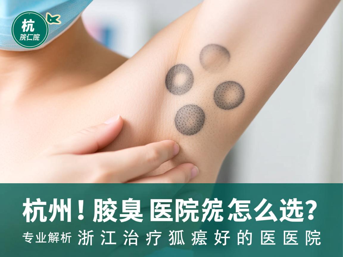杭州腋臭医院怎么选？专业解析浙江治疗狐臭好的医院