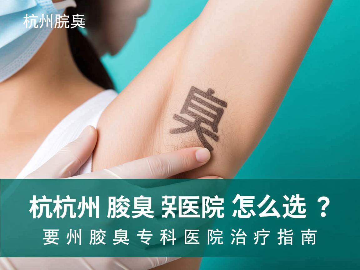 杭州腋臭医院怎么选?杭州腋臭专科医院治疗指南 杭州腋臭医院怎么选?杭州腋臭专科医院治疗指南