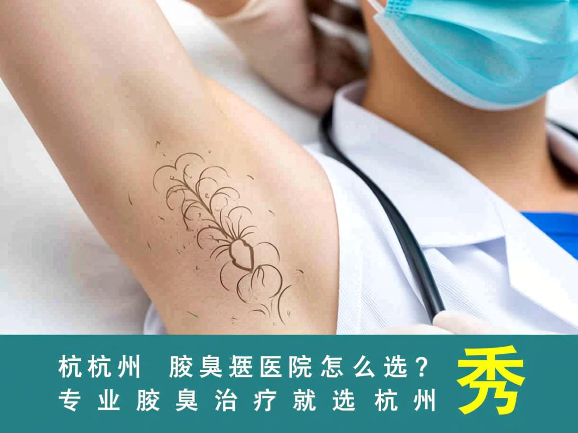 杭州腋臭医院怎么选？专业腋臭治疗就选杭州腋秀