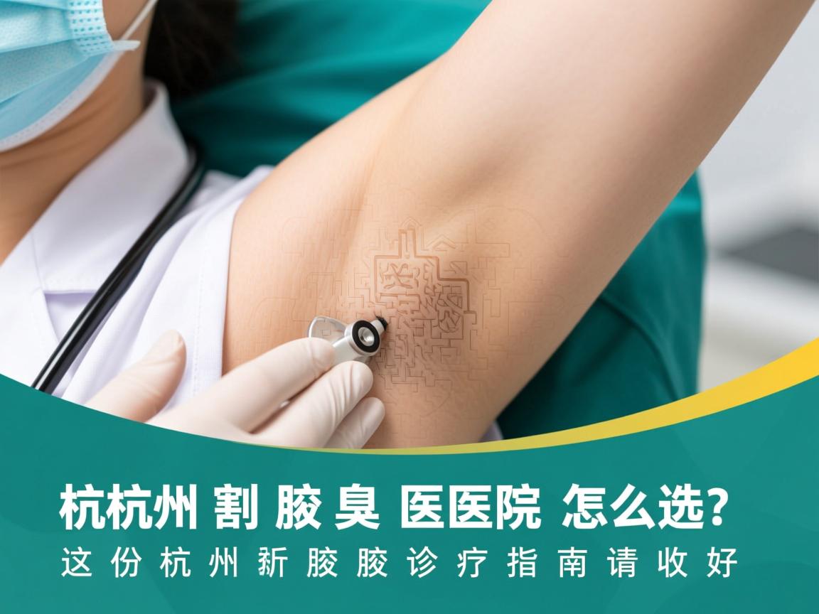 杭州割腋臭医院怎么选？这份杭州腋臭诊疗指南请收好