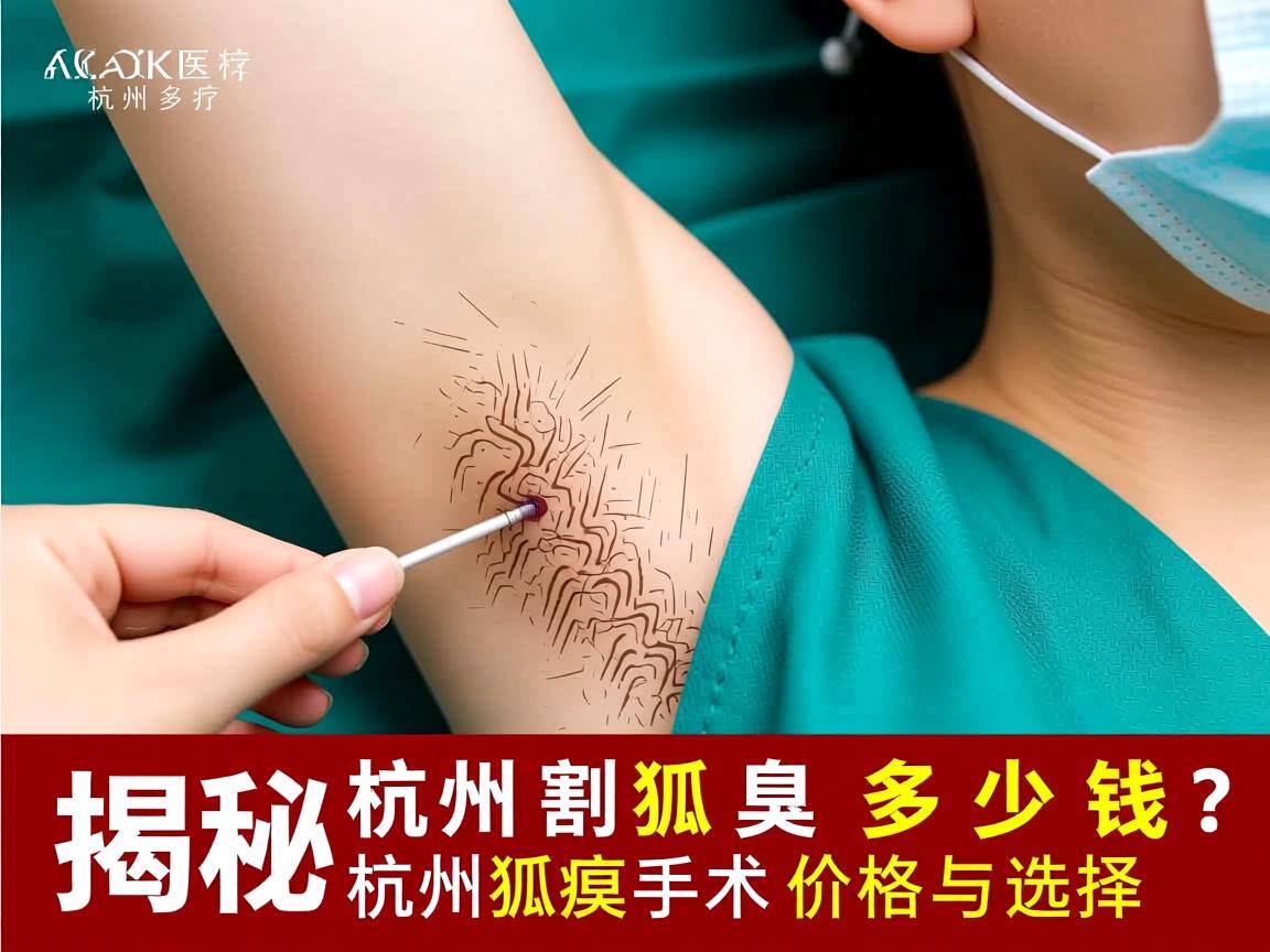 杭州割狐臭多少钱？揭秘杭州狐臭手术价格与选择