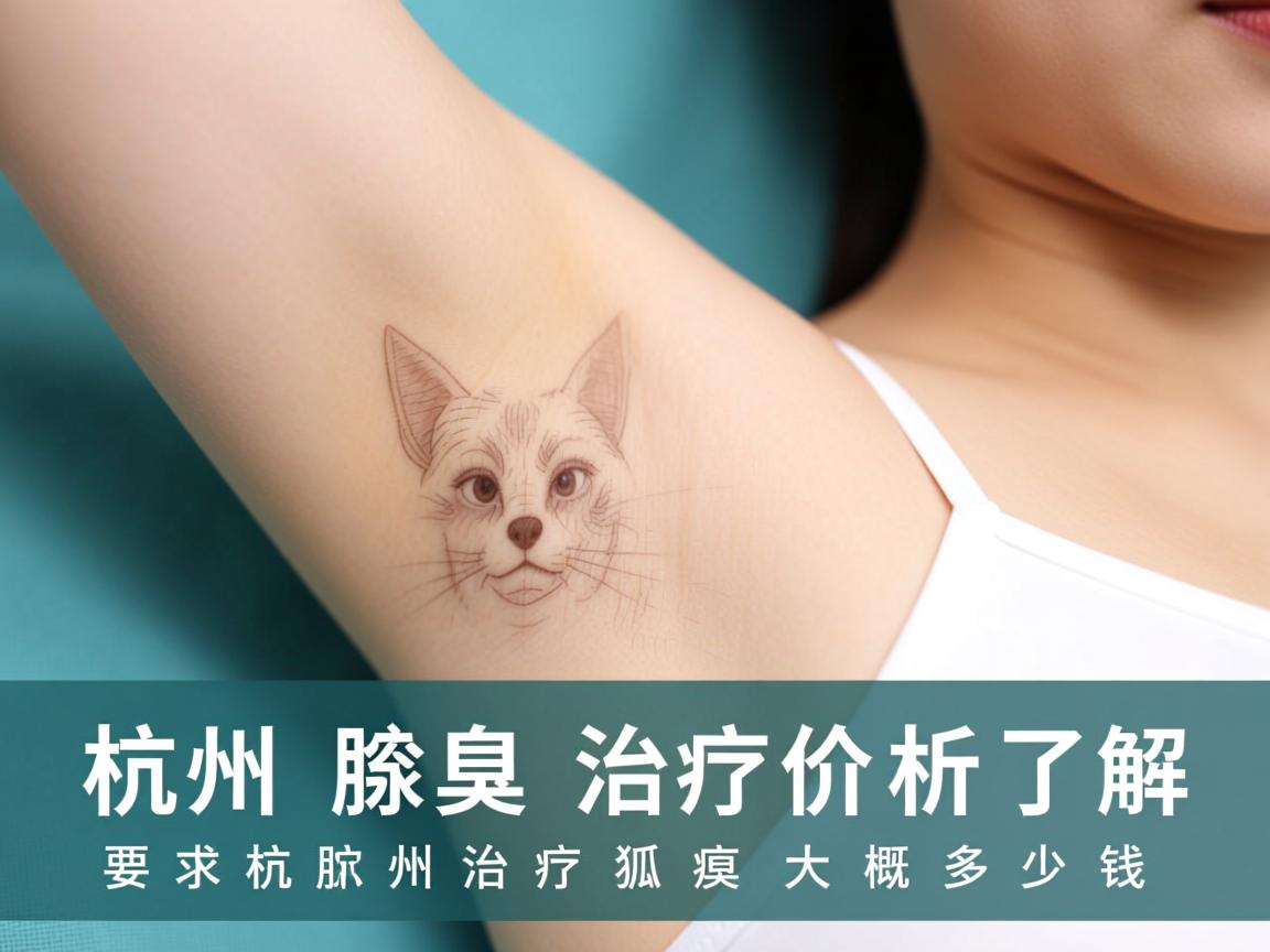 杭州腋臭治疗价格解析，了解杭州治疗狐臭大概多少钱