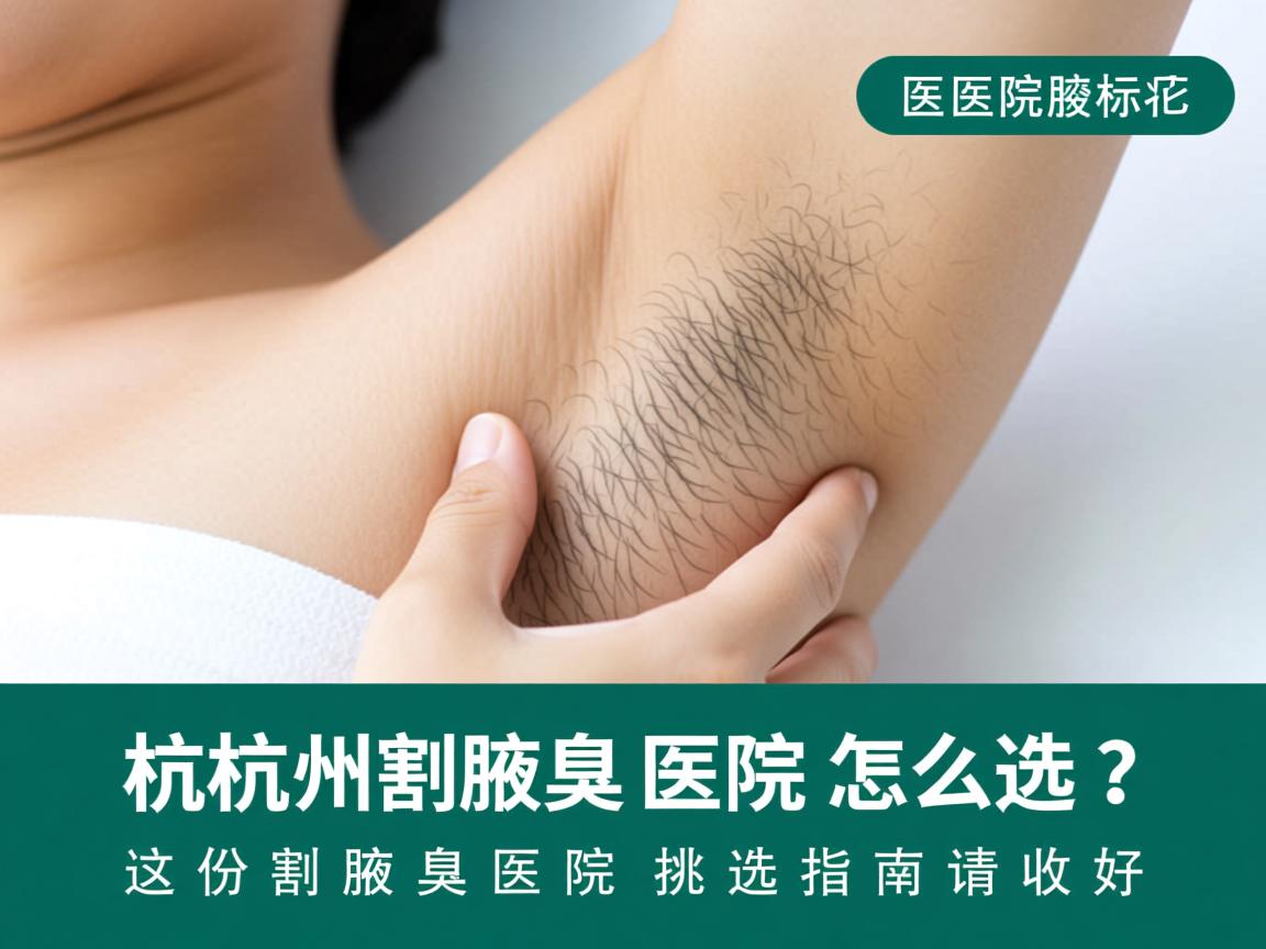 杭州割腋臭医院怎么选?这份割腋臭医院挑选指南请收好 杭州割腋臭医院怎么选?这份割腋臭医院挑选指南请收好