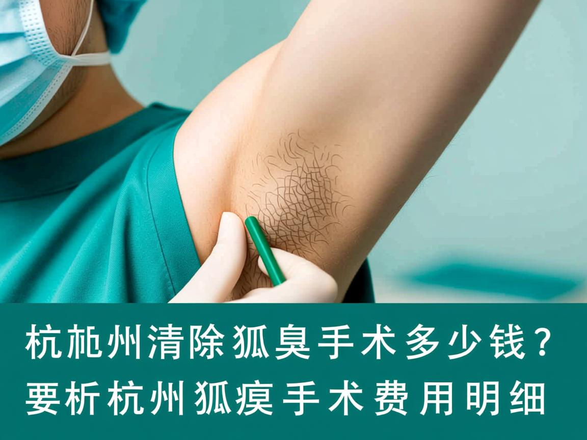 杭州清除狐臭手术多少钱?解析杭州狐臭手术费用明细 杭州清除狐臭手术多少钱?解析杭州狐臭手术费用明细