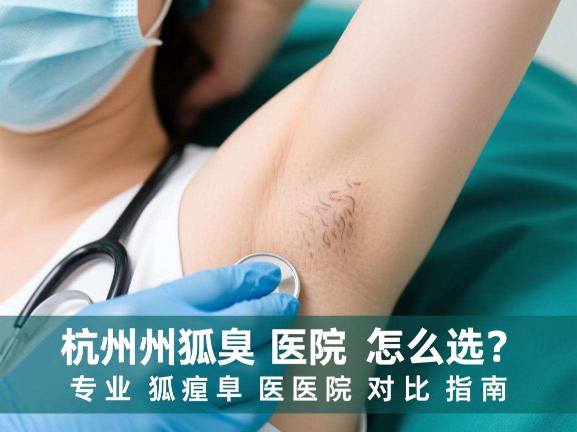 杭州狐臭医院怎么选？专业狐臭医院对比指南