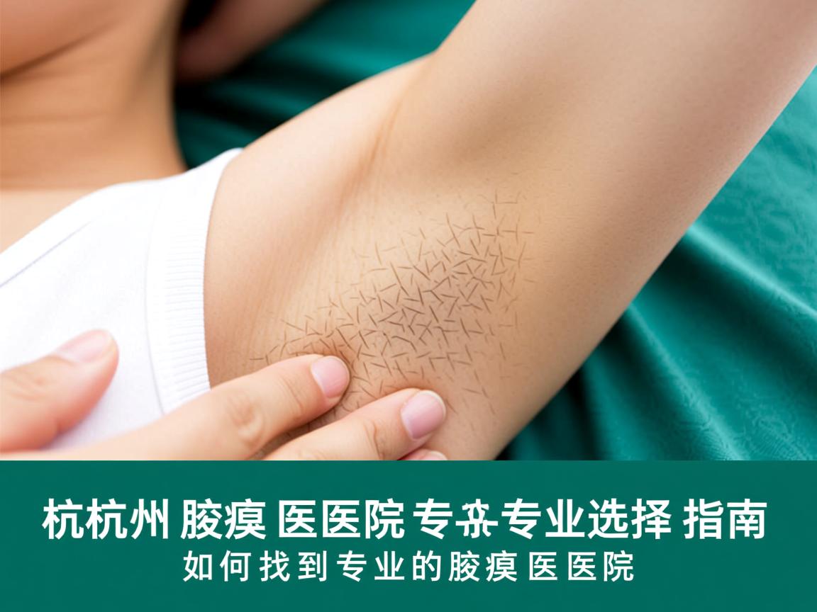 杭州腋臭医院专业选择指南，如何找到专业的腋臭医院