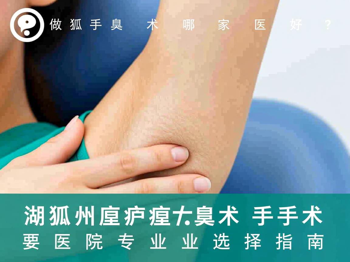 在湖州做狐臭手术哪家医院好？湖州狐臭手术医院专业选择指南
