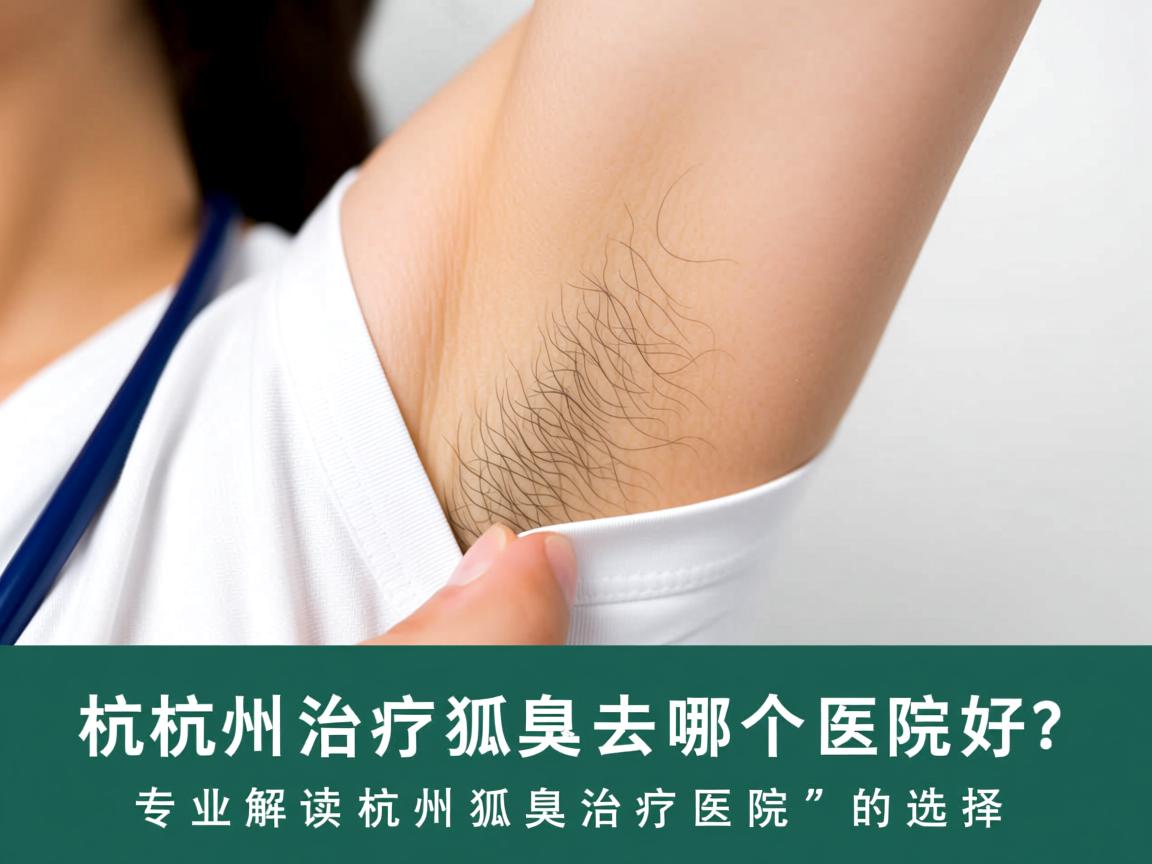 杭州治疗狐臭去哪个医院好？专业解读杭州狐臭治疗医院的选择