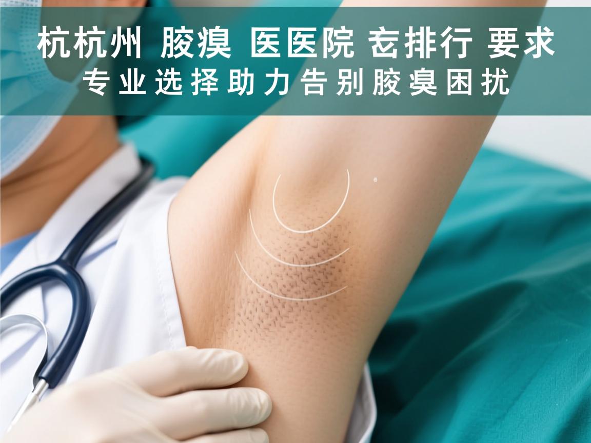 杭州腋臭医院排行,专业选择助力告别腋臭困扰 杭州腋臭医院排行,专业选择助力告别腋臭困扰
