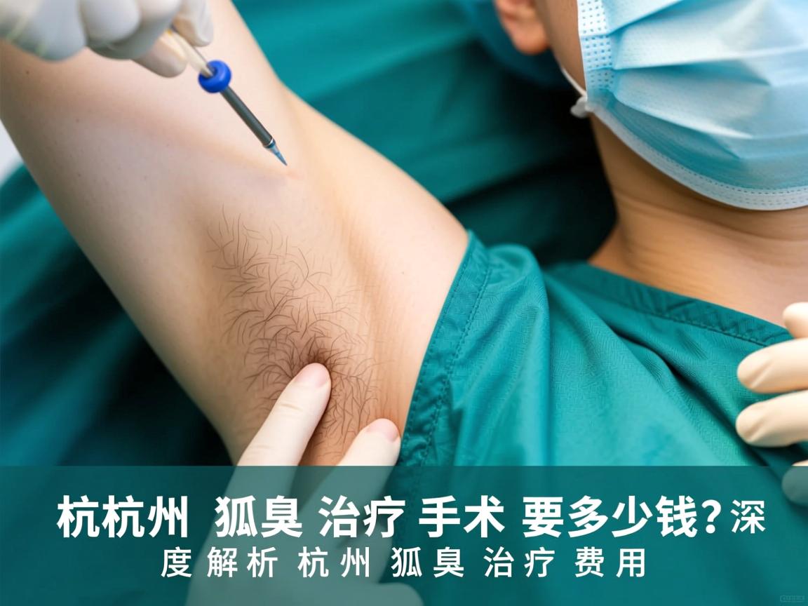 杭州狐臭治疗手术要多少钱？深度解析杭州狐臭治疗费用