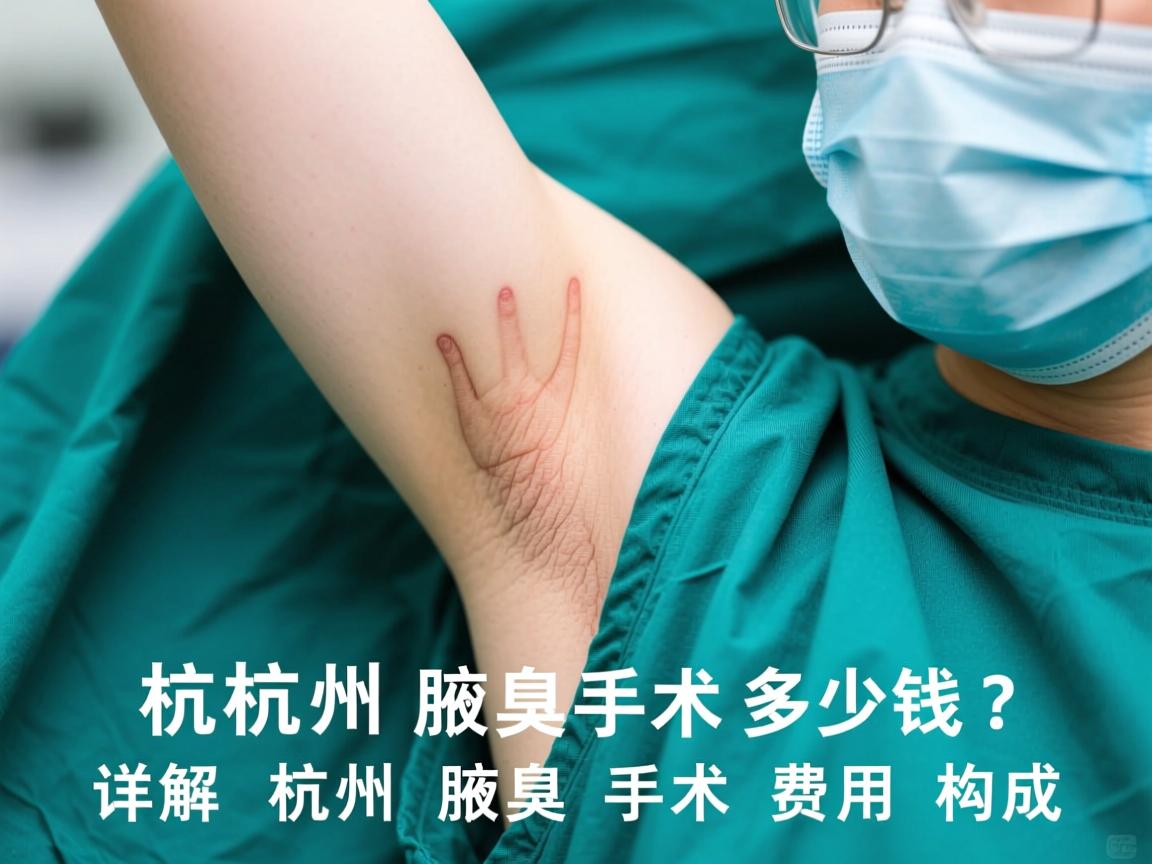 杭州腋臭手术多少钱?详解杭州腋臭手术费用构成 杭州腋臭手术多少钱?详解杭州腋臭手术费用构成
