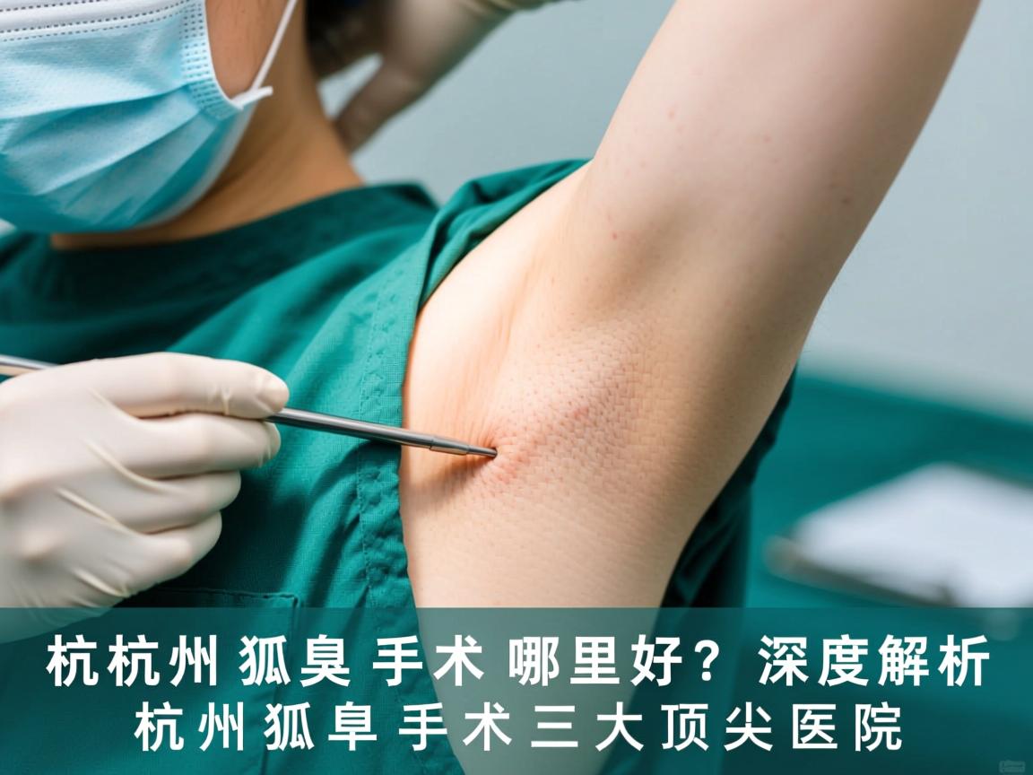 杭州狐臭手术哪里好？深度解析杭州狐臭手术三大顶尖医院
