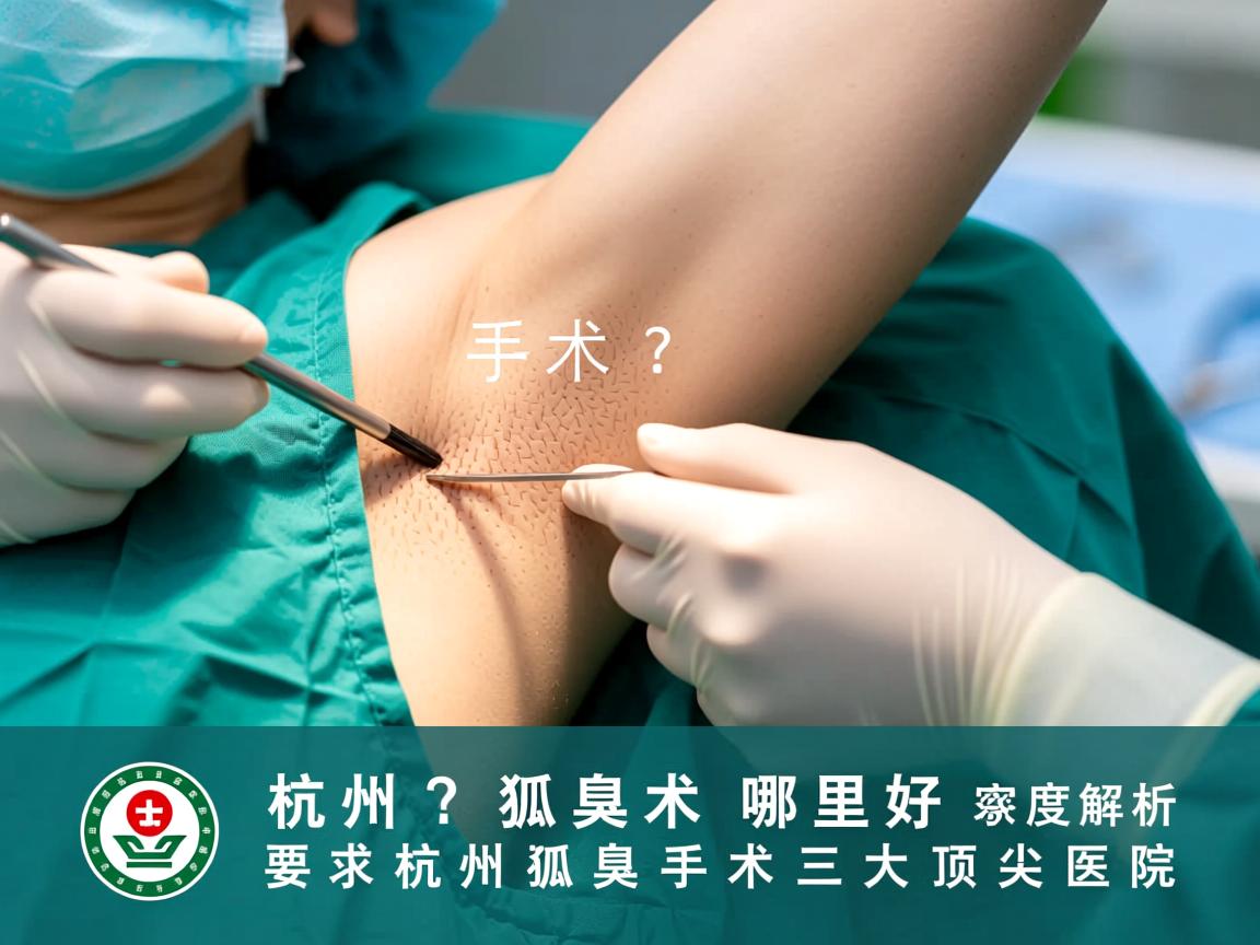 杭州狐臭手术哪里好？深度解析杭州狐臭手术三大顶尖医院
