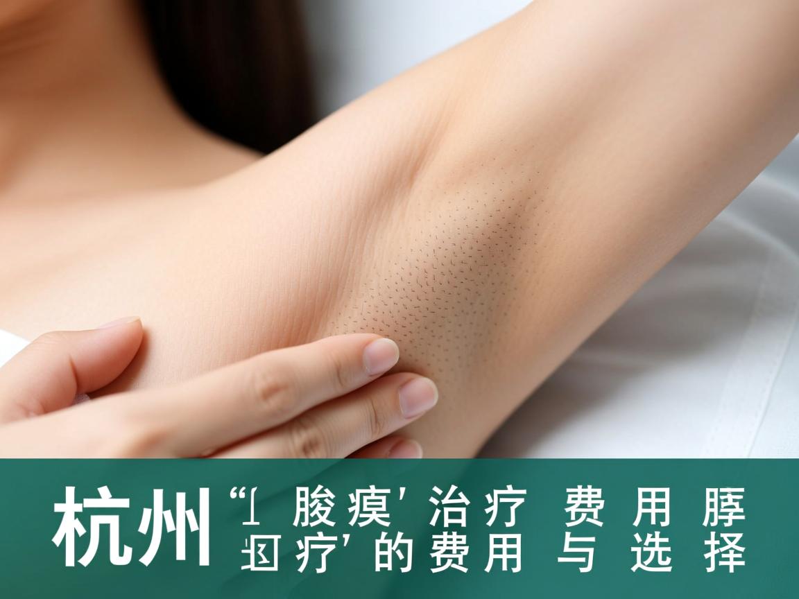 杭州腋臭治疗费用解析，全面了解腋臭治疗的费用与选择