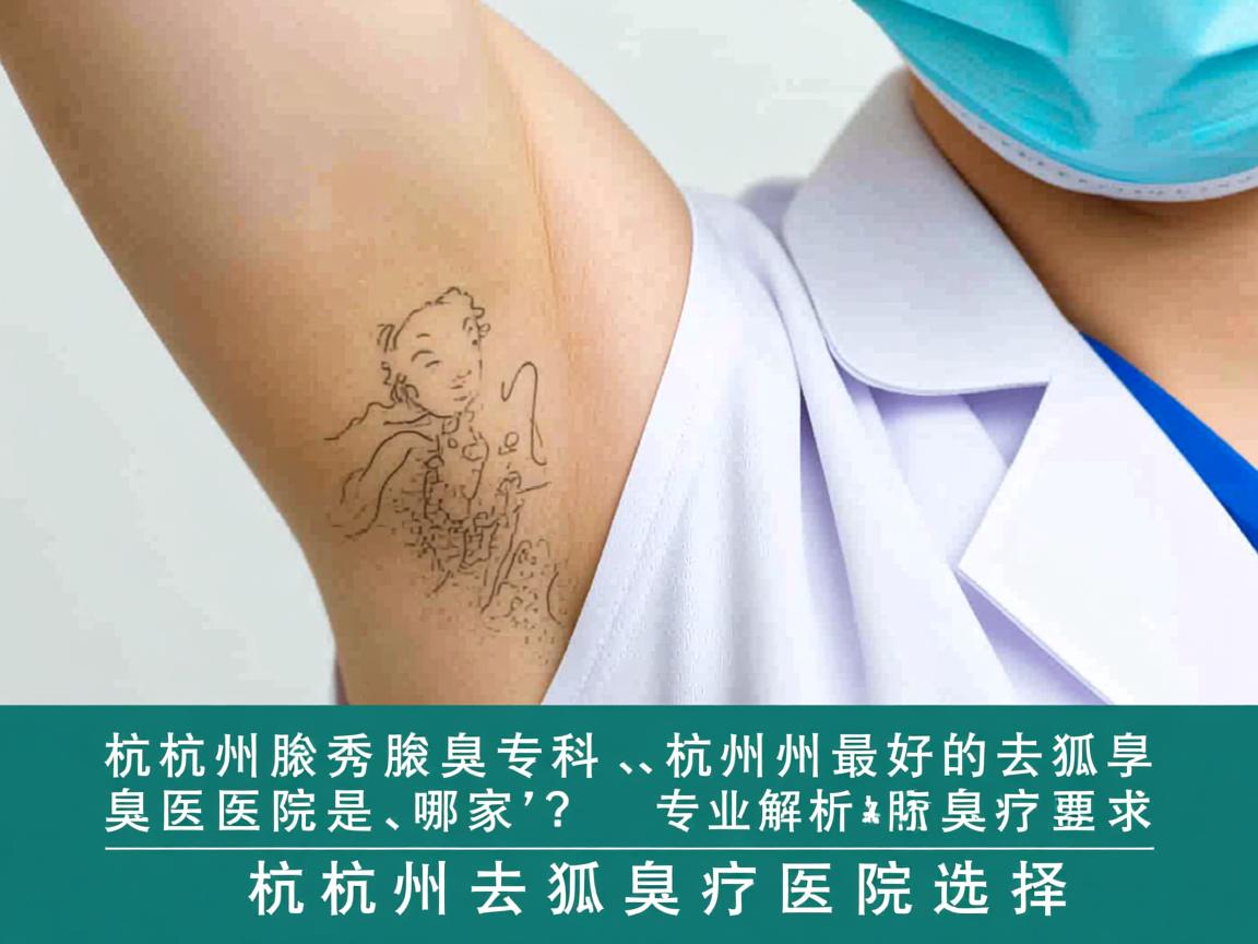 杭州腋秀腋臭专科，杭州最好的去狐臭医院是哪家？专业解析杭州去狐臭医院选择