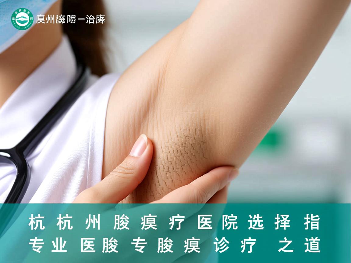 杭州腋臭治疗医院选择指南，专业医院的专业腋臭诊疗之道