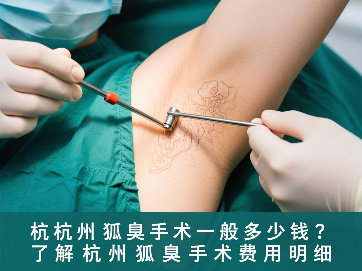 杭州狐臭手术一般多少钱？了解杭州狐臭手术费用明细