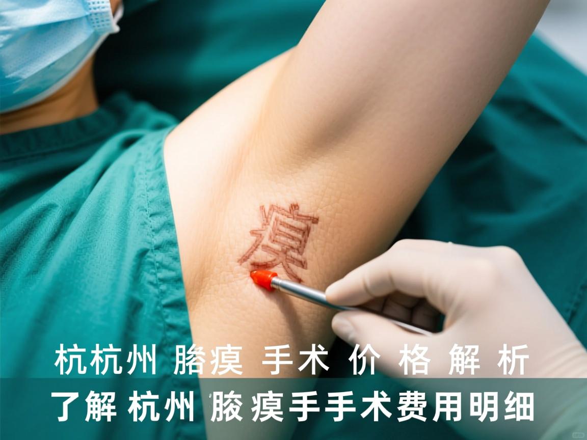 杭州腋臭手术价格解析，了解杭州腋臭手术费用明细