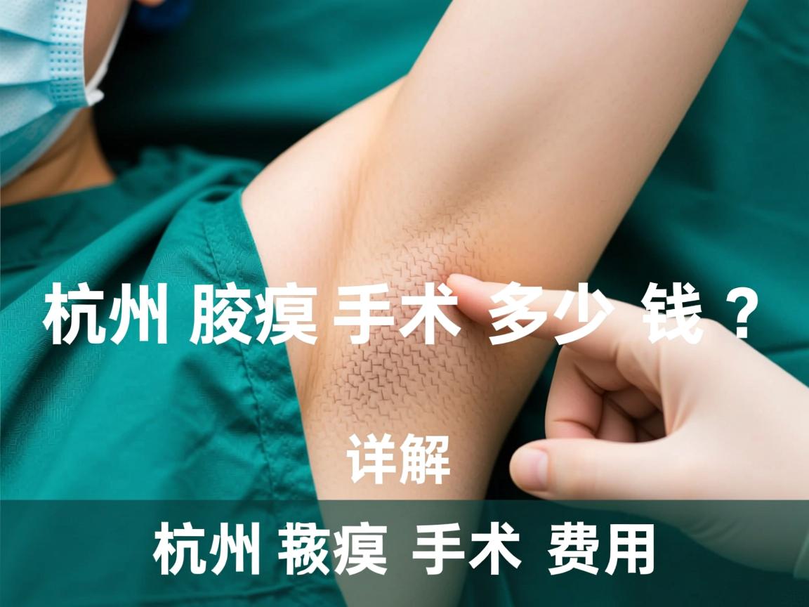 杭州腋臭手术多少钱？详解杭州腋臭手术费用