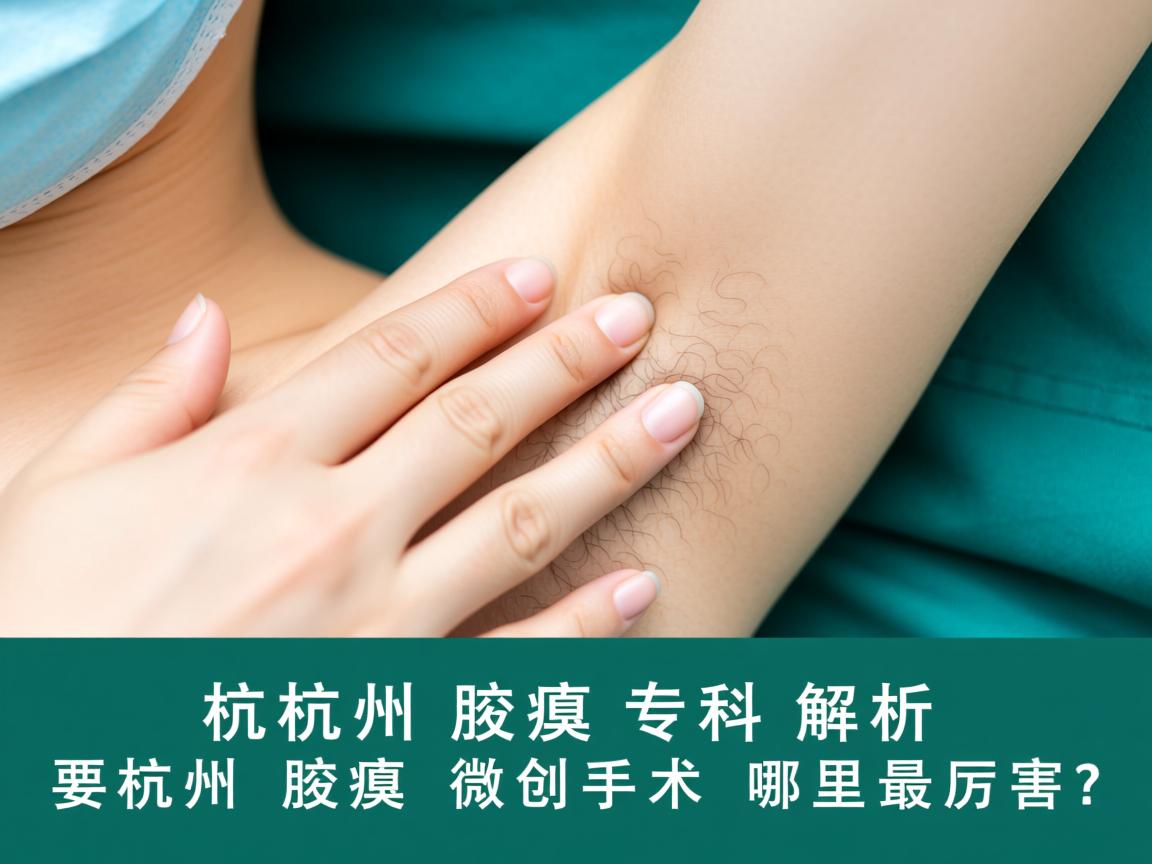 杭州腋臭专科解析，杭州腋臭微创手术哪里最厉害？