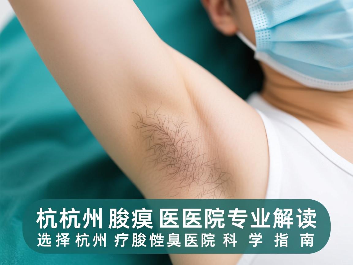 杭州腋臭医院专业解读，选择杭州腋臭医院的科学指南