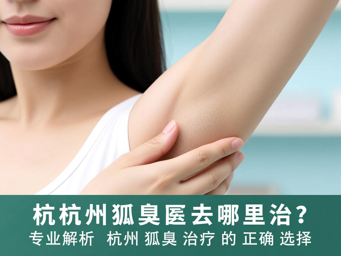 杭州狐臭去哪里治？专业解析杭州狐臭治疗的正确选择