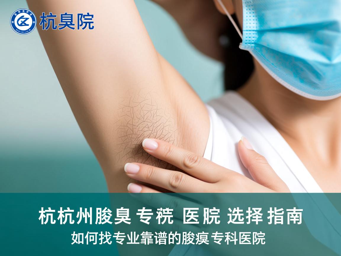 杭州腋臭专科医院选择指南，如何找到专业靠谱的腋臭专科医院