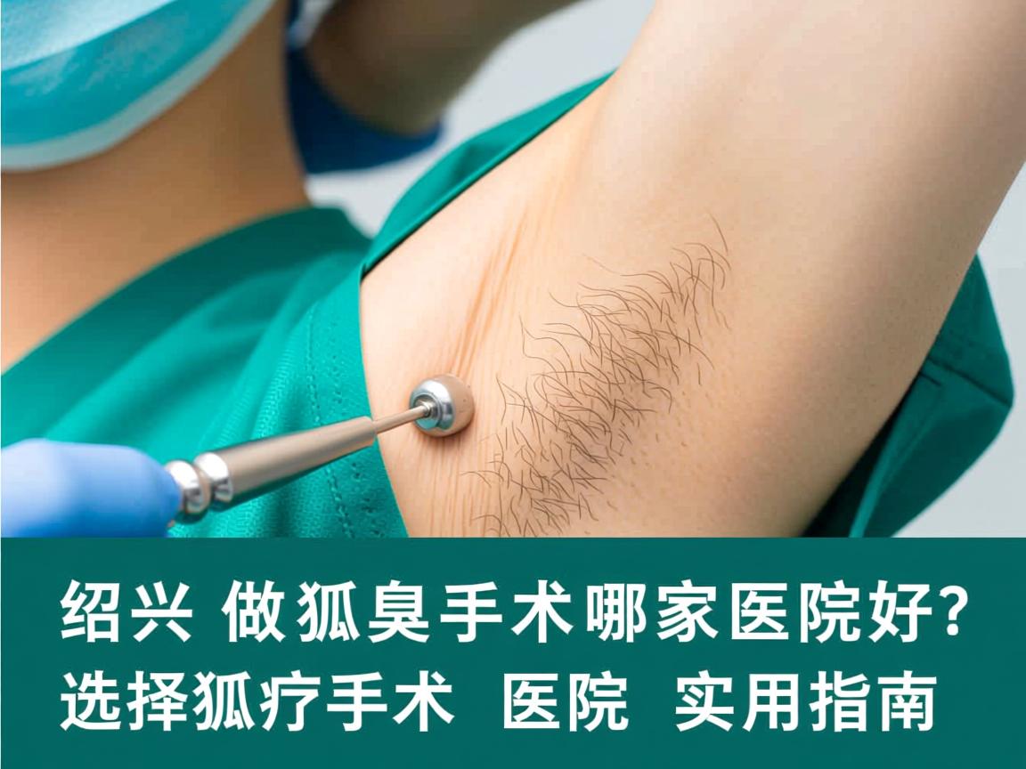 在绍兴做狐臭手术哪家医院好？选择狐臭手术医院的实用指南
