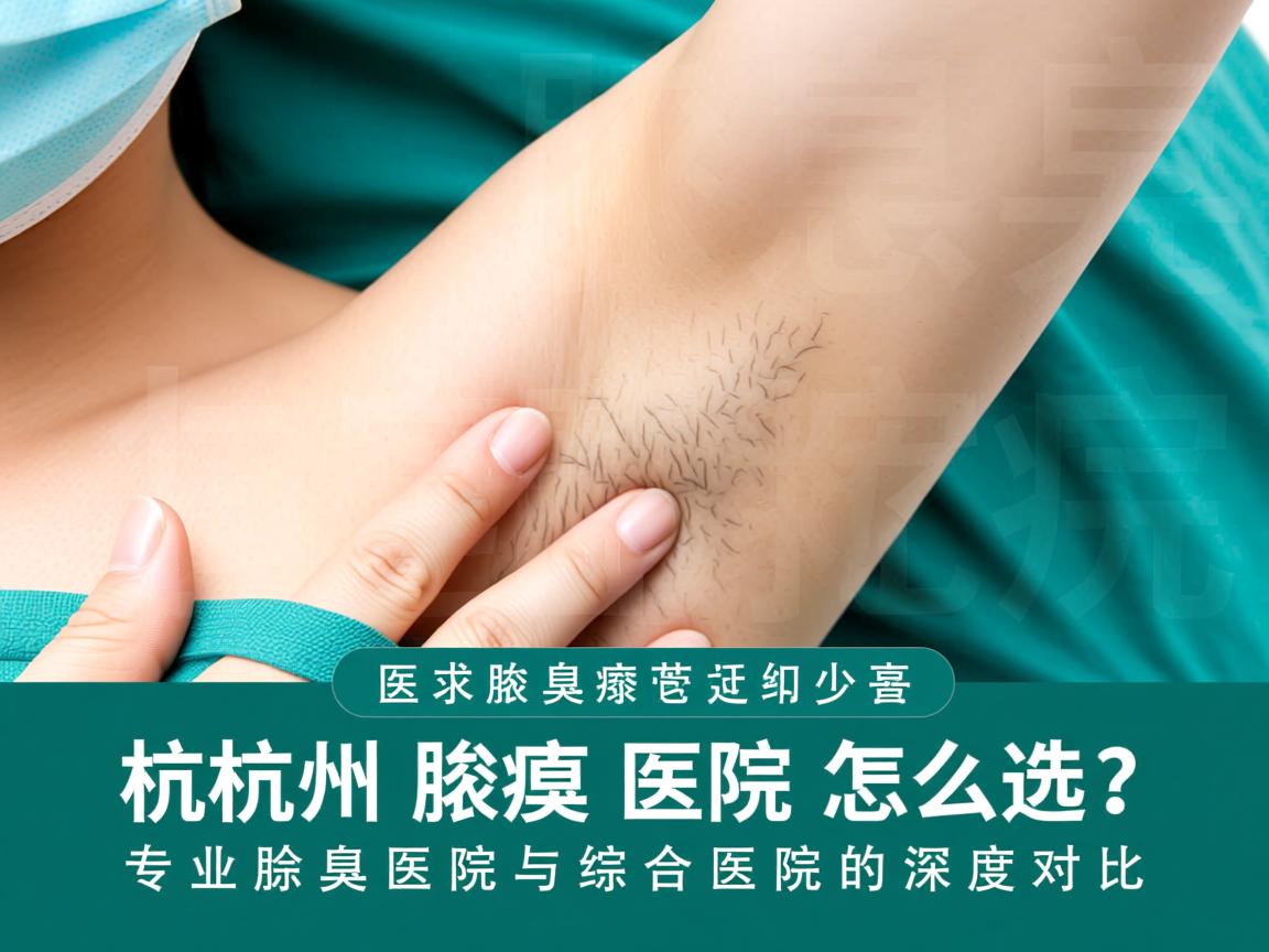 杭州腋臭医院怎么选？专业腋臭医院与综合医院的深度对比