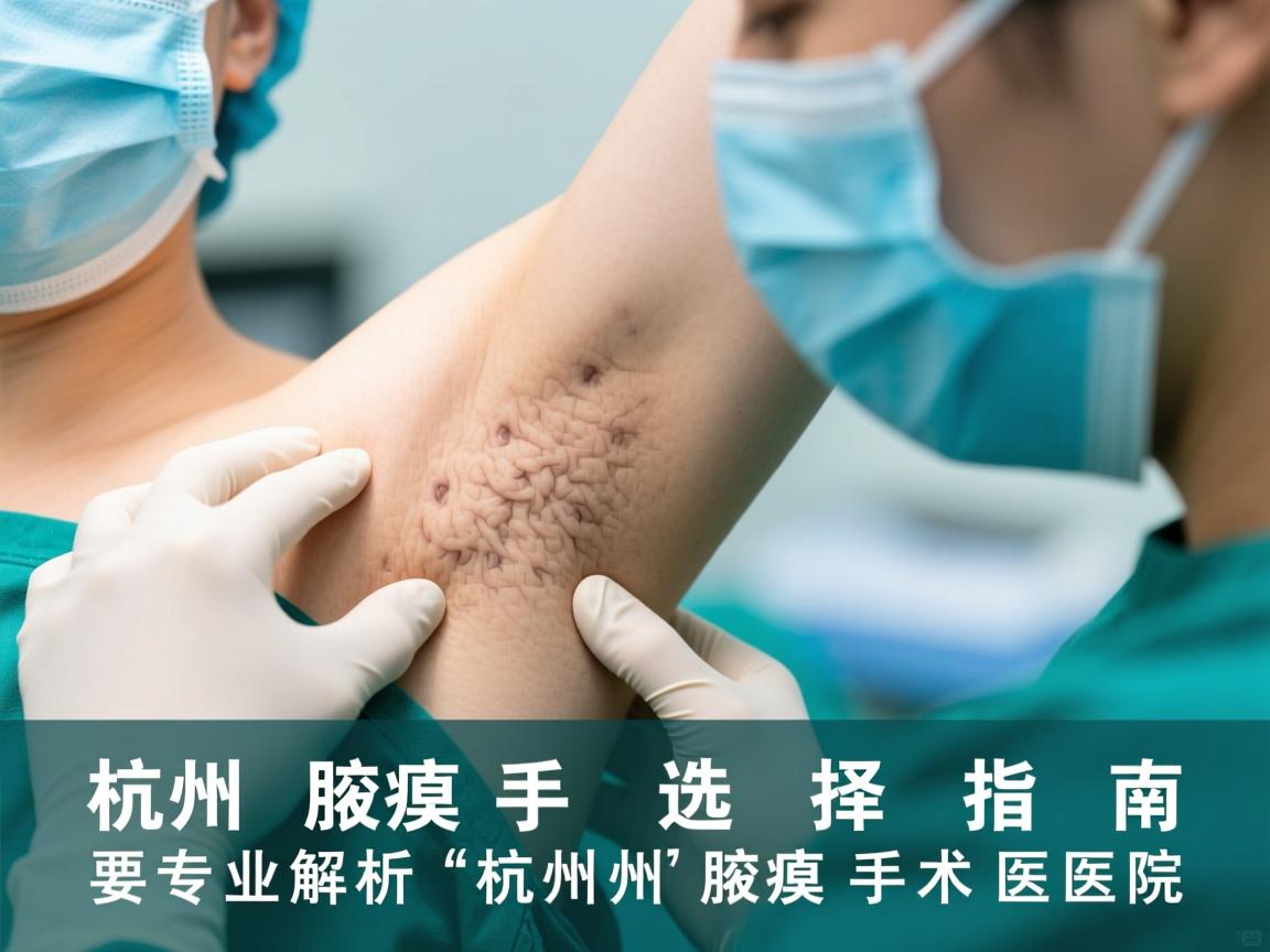 杭州腋臭手术选择指南，专业解析杭州腋臭手术医院