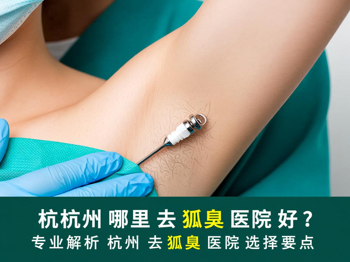 杭州哪里去狐臭医院好？专业解析杭州去狐臭医院选择要点