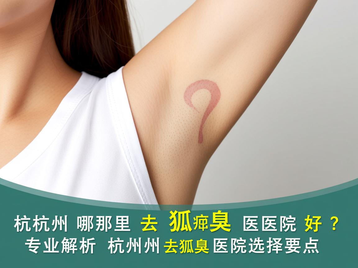 杭州哪里去狐臭医院好？专业解析杭州去狐臭医院选择要点