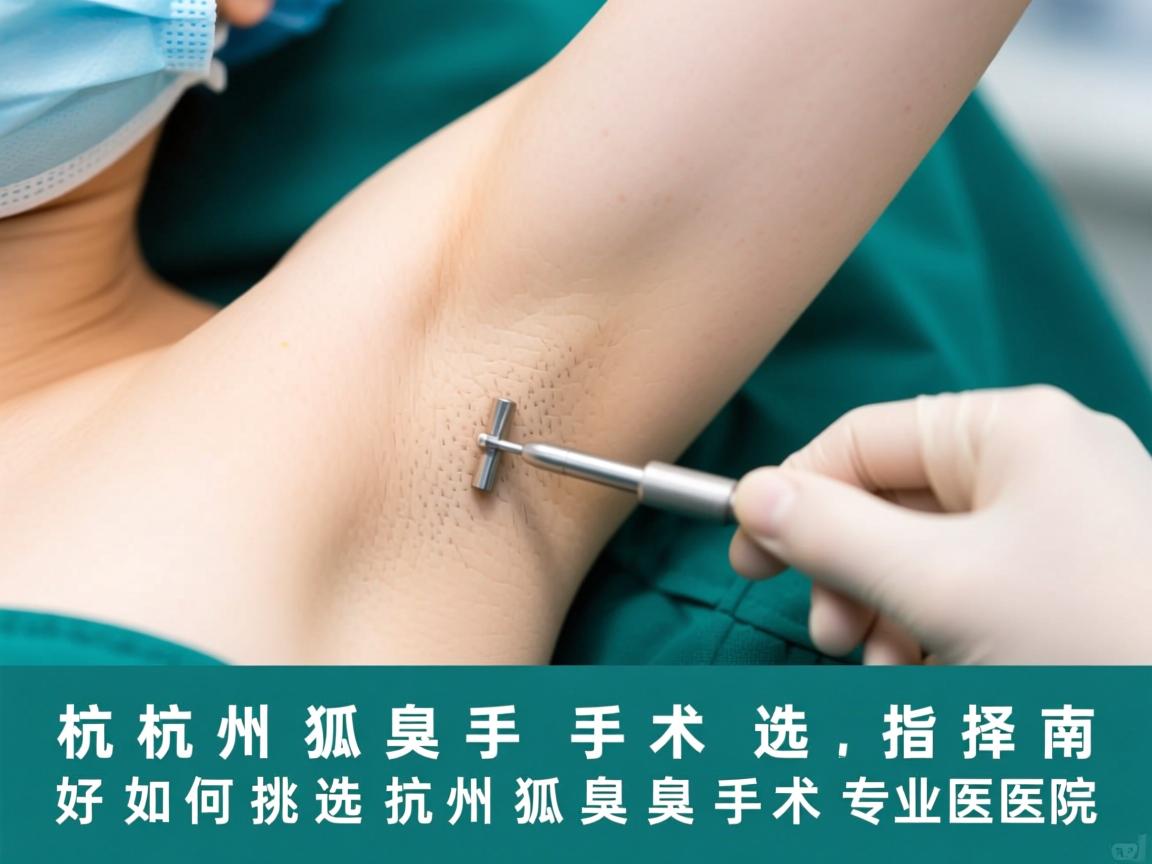 杭州狐臭手术选择指南，如何挑选杭州狐臭手术专业医院