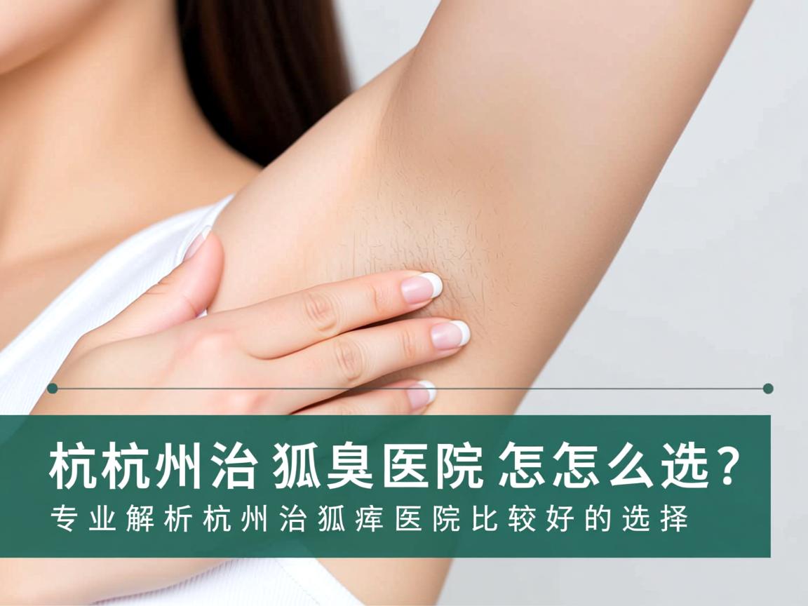 杭州治狐臭医院怎么选？专业解析杭州治狐臭医院比较好的选择