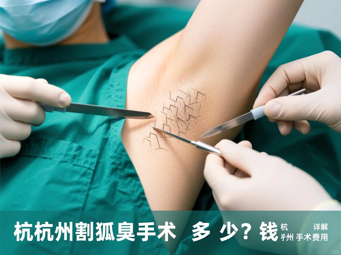杭州割狐臭手术多少钱？详解杭州狐臭手术费用