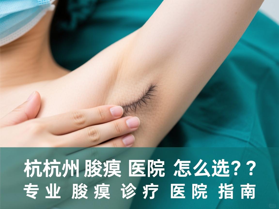 杭州腋臭医院怎么选？专业腋臭诊疗医院指南