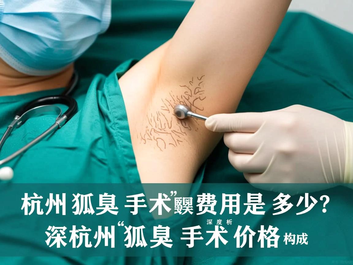 杭州狐臭手术费用是多少？深度解析杭州狐臭手术价格构成