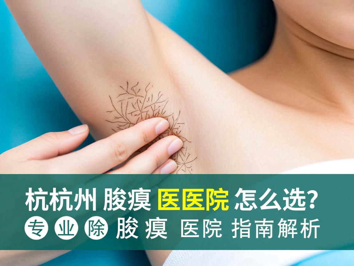 杭州腋臭医院怎么选？专业除腋臭医院指南解析