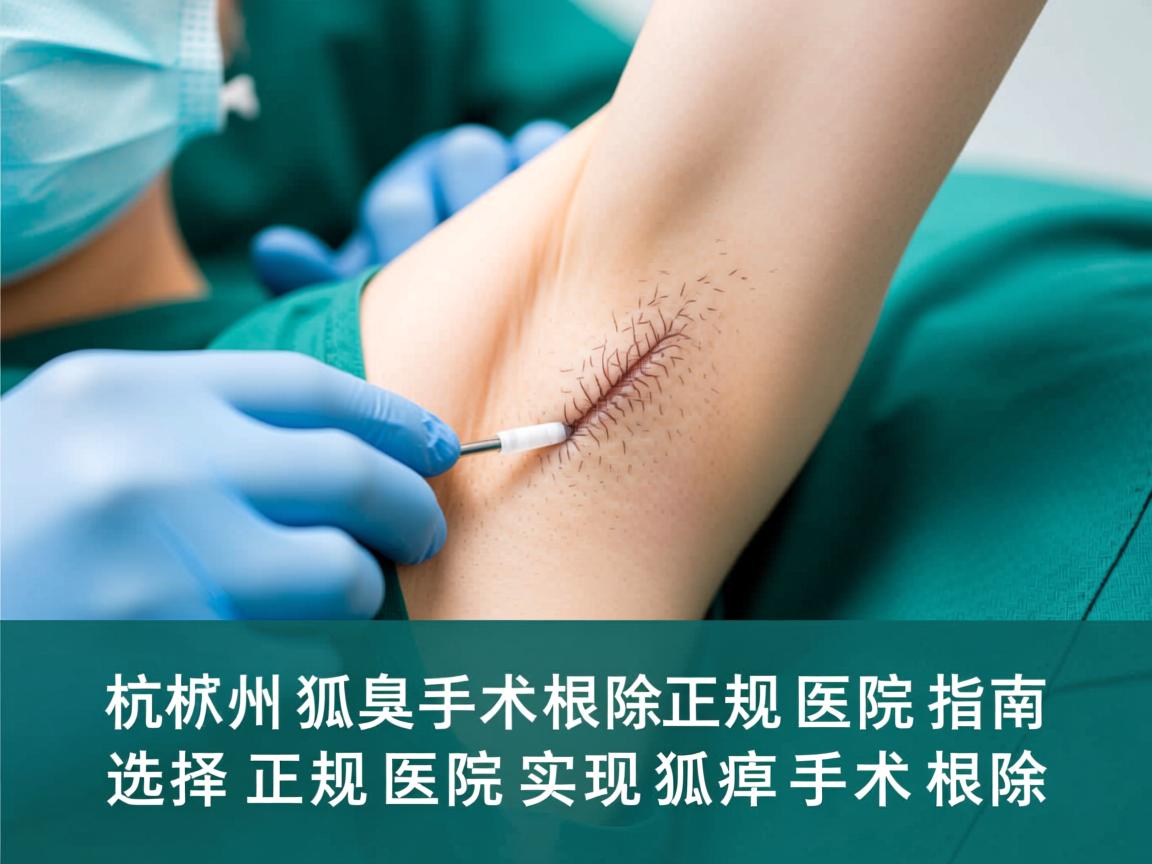 杭州狐臭手术根除正规医院指南，选择正规医院实现狐臭手术根除