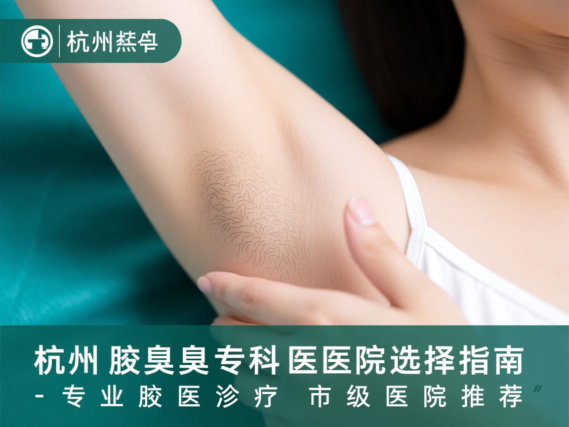杭州腋臭专科医院选择指南，专业腋臭诊疗的市级医院推荐