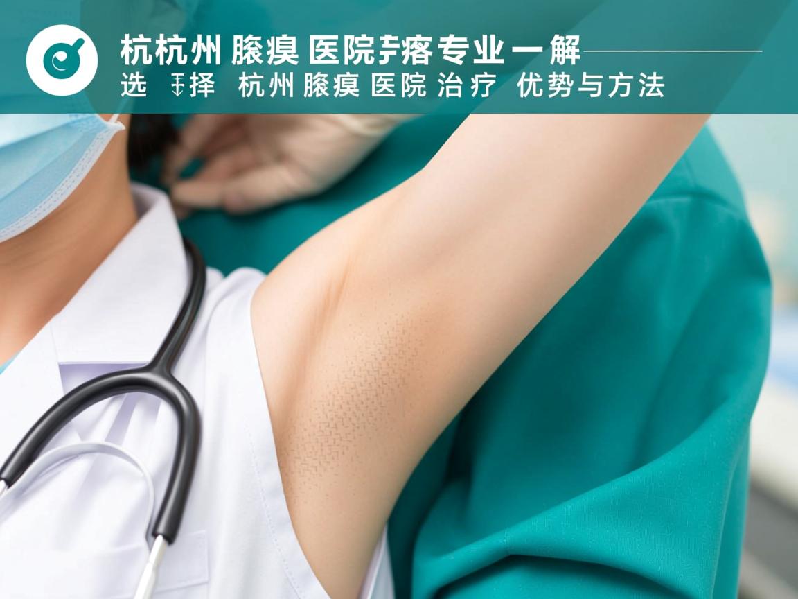 杭州腋臭医院专业解读，选择杭州腋臭医院治疗的优势与方法