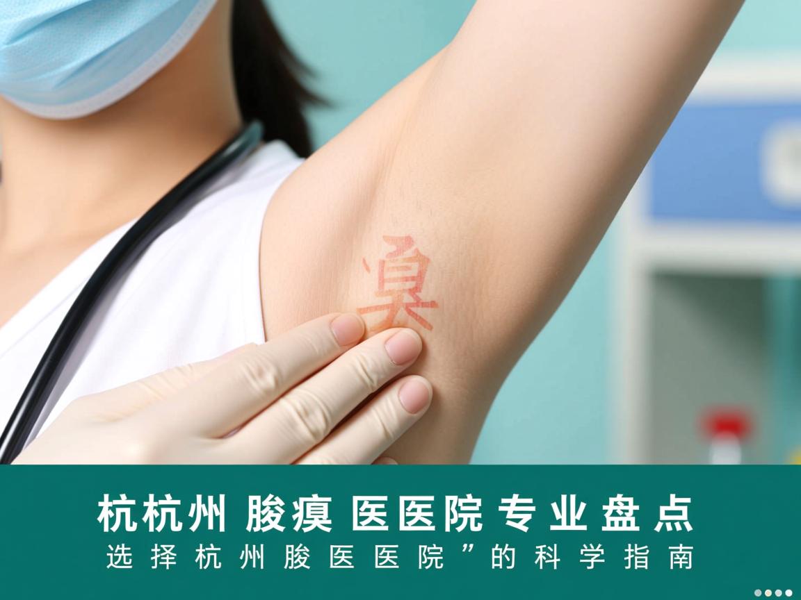杭州腋臭医院专业盘点，选择杭州腋臭医院的科学指南